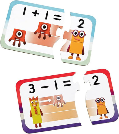 hand2mind Numberblocks Adding and Subtracting Puzzle Set, Addition and Subtraction Games, Number Puzzle, Matching Game, Preschool Math Toys, Toddler Educational Toys, Easter Basket Stuffers for Kids