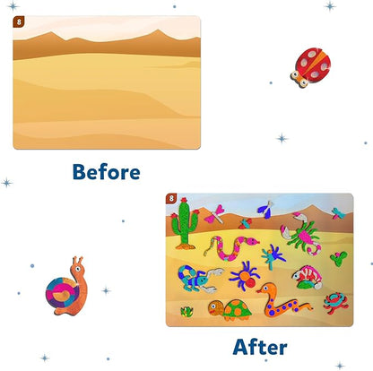 Skillmatics Art & Craft Activity - Foil Fun Bugs & Butterflies, No Mess Art for Kids, Craft Kits & Supplies, DIY Creative Activity, Gifts for Boys & Girls Ages 4, 5, 6, 7, 8, 9, Travel Toys