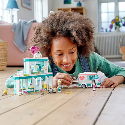 LEGO Friends Heartlake City Hospital 41394 Best Doctor Toy Building Kit, Featuring Friends Character Emma, New 2020 (379 Pieces)