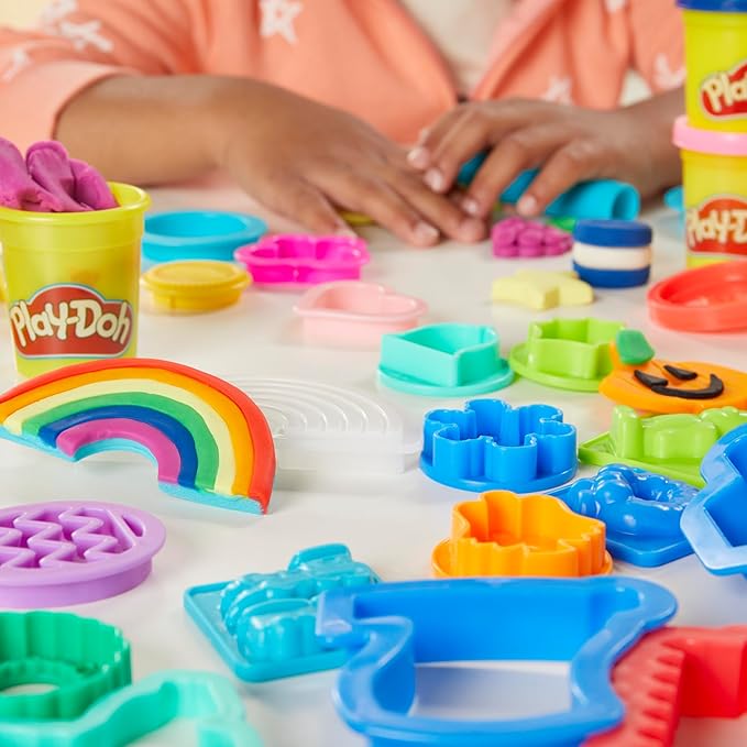 Play-Doh Holiday Set of Tools, 43 Accessories & 10 Colors, Kids Arts & Crafts, Preschool Toys for Girls & Boys, for Kids, Ages 3+ (Amazon Exclusive)
