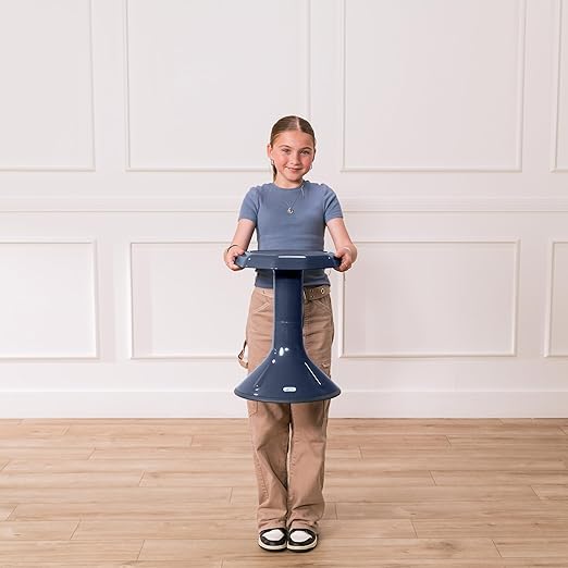 ECR4Kids ACE Active Core Engagement Wobble Stool, 18-Inch Seat Height, Flexible Seating, Navy