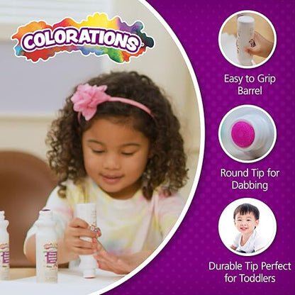 Colorations Dabber Dot Markers 4 Colors per Set, 12 Sets, Each set Individually Packaged, Personalize & Decorate for Gifts, Arts & Craft Craft for Children, Kids Crafts for Home or the Classroom