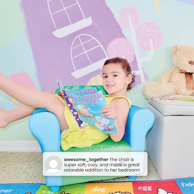 Delta Children Upholstered Chair, CoComelon
