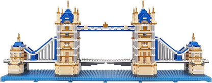 Building Blocks Set, London Tower Bridge Model Micro Mini Blocks, 3800 PCS Architecture Model Kits