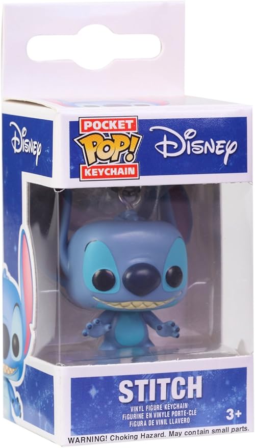 Funko Pocket POP! Keychain: Disney - Stitch - Lilo and Stitch Novelty Keyring - Collectible Mini Figure - Stocking Filler - Gift Idea - Official Merchandise - Movies Fans - Backpack Decor