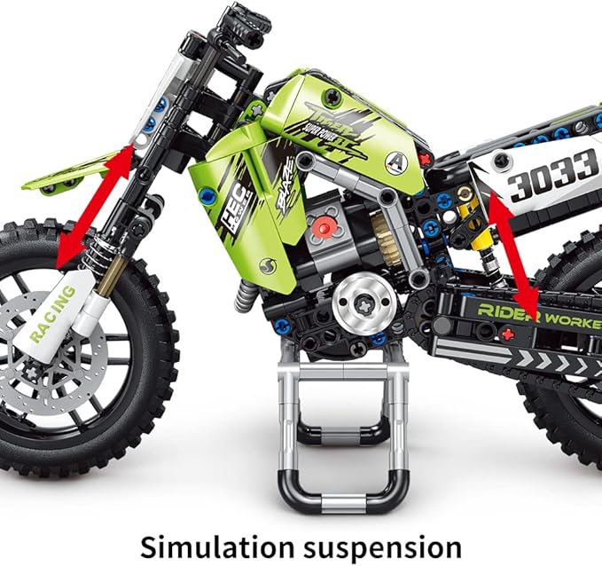 Mesiondy Motorcycle Toy Building Blocks Kit,Stem Bricks Sets,Toys for Boys & Adults,Build A Model Motorcycle, (476 Pieces)………
