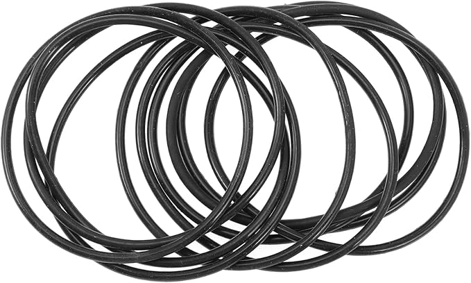 NUOBESTY Black Jelly Bracelets Kids Silicone Jelly Bracelets Black Rubber Gummy Silicone Bracelets Stretchable Bracelets 10 Pcs