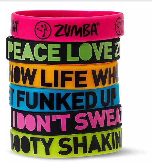 Zumba A0A00524 Express Yourself Bracelets (6PK)