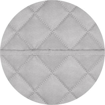 PureFit Reversible Quilted Sofa Cover, Water Resistant Slipcover Furniture Protector, Washable Couch Cover with Non Slip and Elastic Straps for Kids, Dogs, Pets (Loveseat, Light Gray/Light Gray)