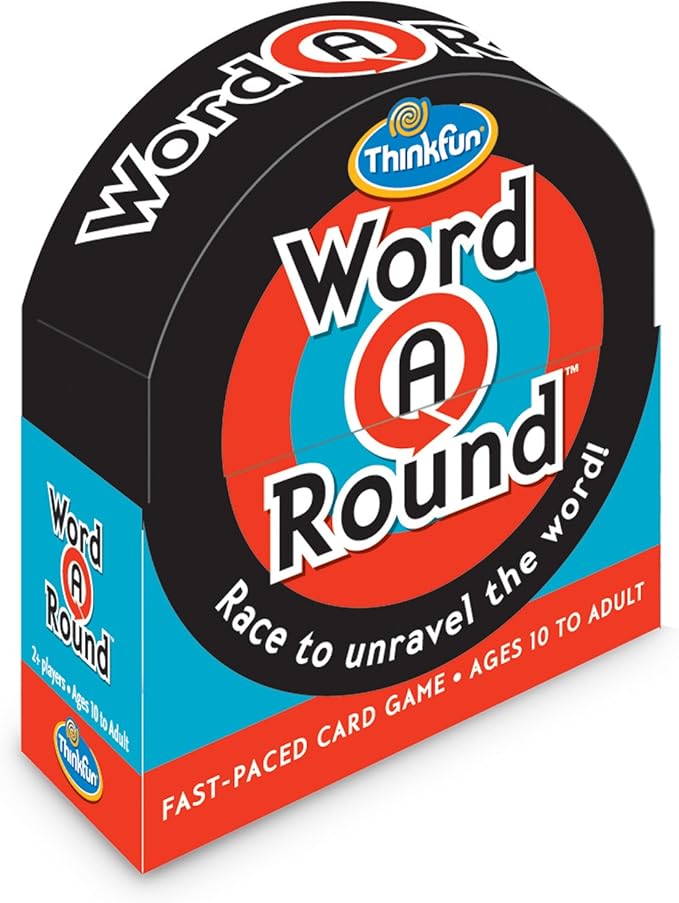 ThinkFun Word A Round Game - Engaging Vocabulary Builder for Teens and Adults | Quick-Paced Word Identification | Educational Fun | Recognized for Excellence in Play and Language Advancement