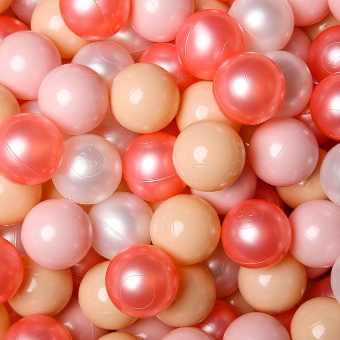 GOGOSO Ball Pit Balls for Toddles, Kids Plastic Balls for BallPit, Pool, Baby Party Accessories, Birthday Decoration 50 100 200 500 1000