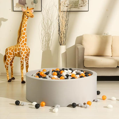 GOGOSO Ball Pit Balls,Plastics Balls for Ball Pit, Stars Hearts Shape for PastelBall for Toddlers Kids