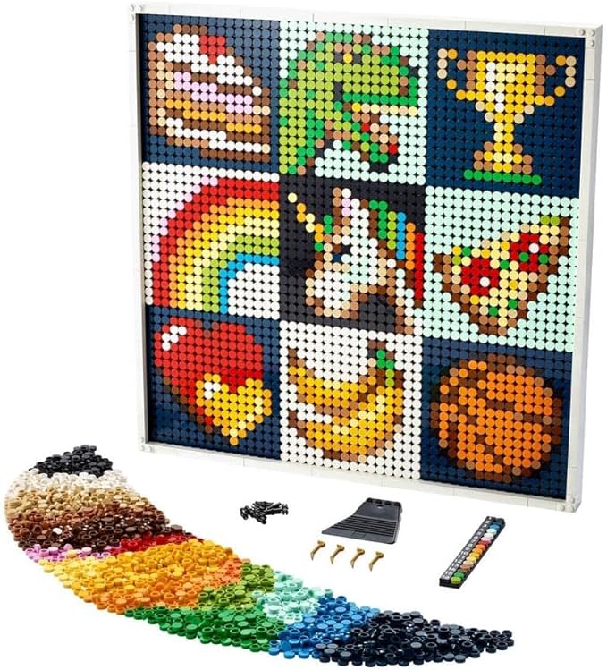 LEGO Art: Art Project – Create Together 21226 Building Kit; A Great Creative Opportunity to Make Fun Wall Art (4,138 Pieces)