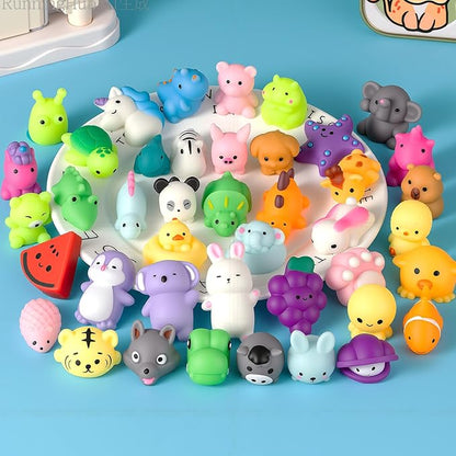 30 Pcs Mochi Squishy Toys for Kids, Cute Animal Stress Relief Toys, Kawaii Mini Sensory Toys for Birthday Party Favors, Classroom Prizes, Goodie Bag Fillers, Treasure Box Toys, Boxed