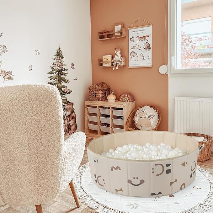 GOGOSO Ball Pit Balls for Toddles, Kids Plastic Balls for BallPit, Pool, Baby Party Accessories, Birthday Decoration 50 100 200 500 1000