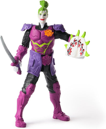 DC Comics, Batman Battle Clash 6” Ninja Strike The Joker Action Figure with 2 Ninja Accessories, Super Hero Kids Toys for Boys and Girls Ages 3 & Up