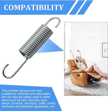 3-5/8 Inch Recliner Springs Replacement Parts, Recliner Spring for Southern Motion, Catnapper and Lazy Boy Recliner, Replacement Springs for Recliners, Recliner Replacement Parts, Chair Spring, 3 Pack