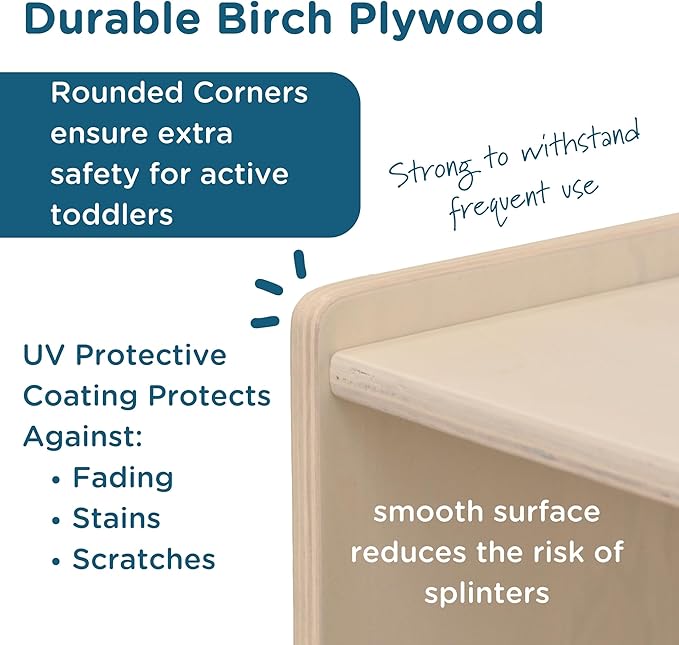 Children’s Factory Wooden Play Stove for Kids and Toddlers – Pretend Kitchen Playset with Realistic Design – Preschool Furniture for Classroom or Playroom – 24" W x 15" D x 28" H – Assembly Required