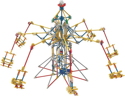 K'NEX - 3-in-1 Classic Amusement Park Building Set - 744 Pieces, Motorized, Kid Construction Set‚ Ages 9+