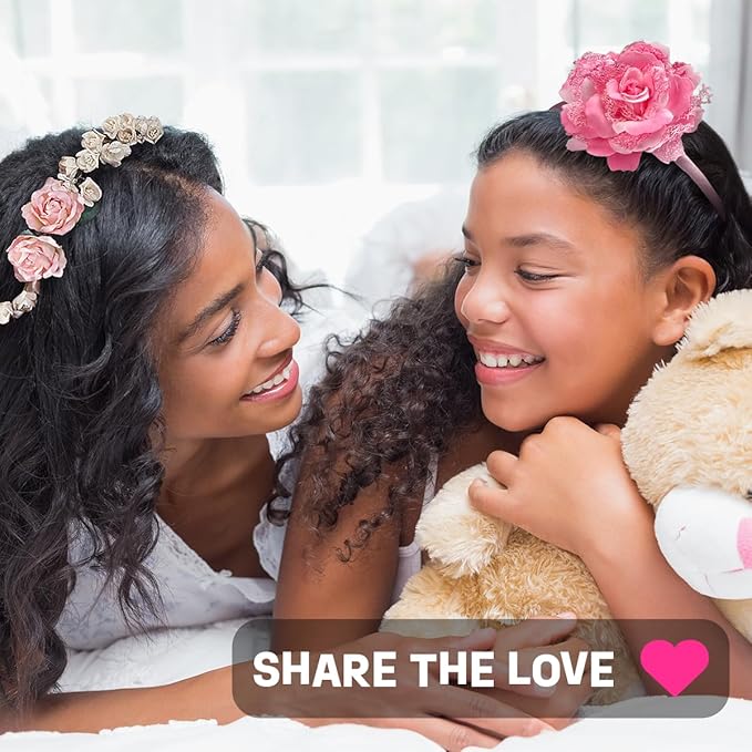 Headband Making Kit for Girls - Make Your Own Fashion Headbands - Hair Accessories Girls Crafts Ages 5-7 - DIY Arts and Crafts Birthday Gifts for 5 6 7+ Year Old Girls – 5 6 7 Year Old Girl Gift Ideas