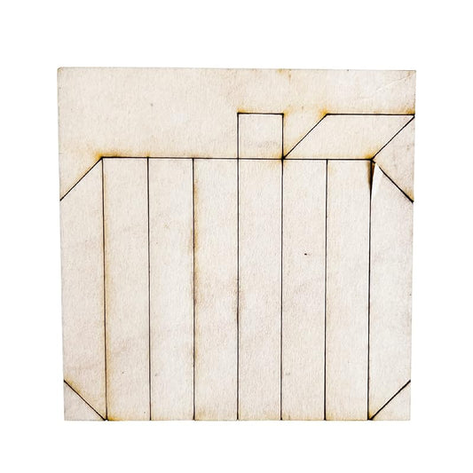 Unfinished Barn Quilt Square Wooden Sign DIY Kit to Paint, Country Decor Canvas Quilts Blocks for Paintind Parties and Home Decor (9 inches, Pumpkin) AVTRBoutique