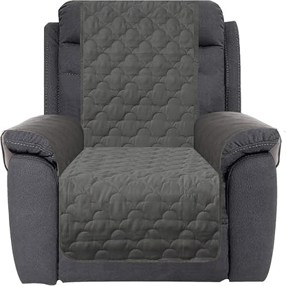 CHHKON Waterproof Nonslip Recliner Cover Stay in Place, Dog Couch Chair Cover Furniture Protector, Ideal Loveseat Slipcovers for Pets and Kids (Green, 30'')