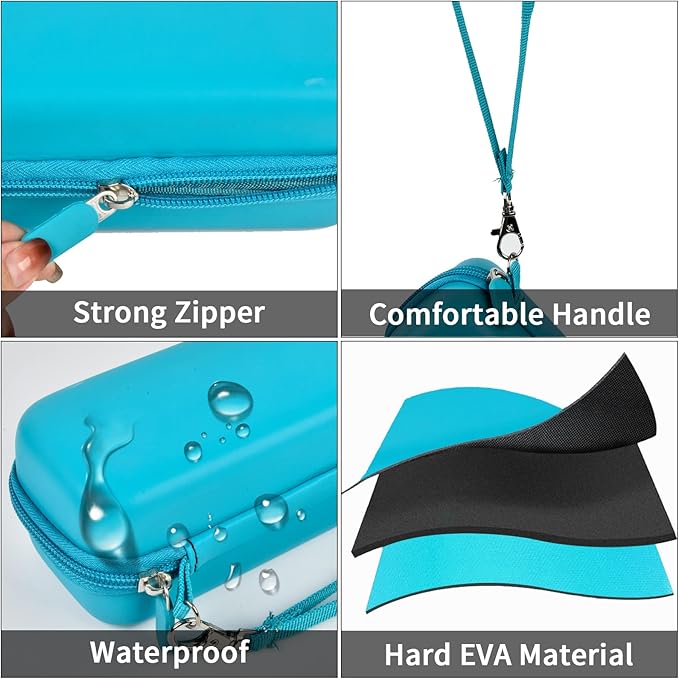 GWCASE Case Compatible with 3Doodler Start+ Essentials for 3D Pen Set for Kids, for 3D Pens Storage Organizer Carrying Holder Fit for 3D Printing Pen, Plastic Refill Blister (Box Only)-Dark green