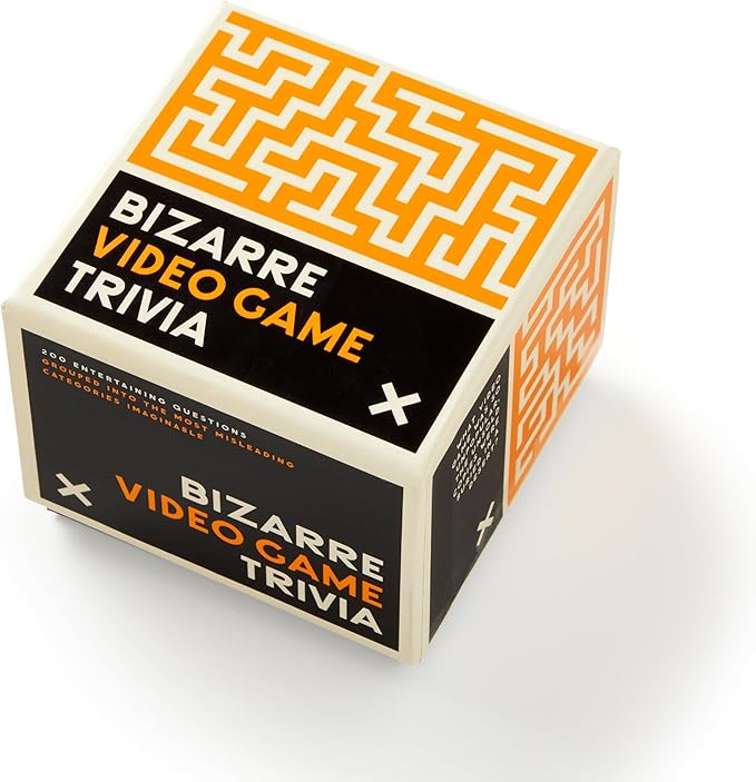 Brass Monkey Bizarre Video Game Trivia – Trivia Card Game Set with 200 Unique Questions About Bizarre Video Game Trivia