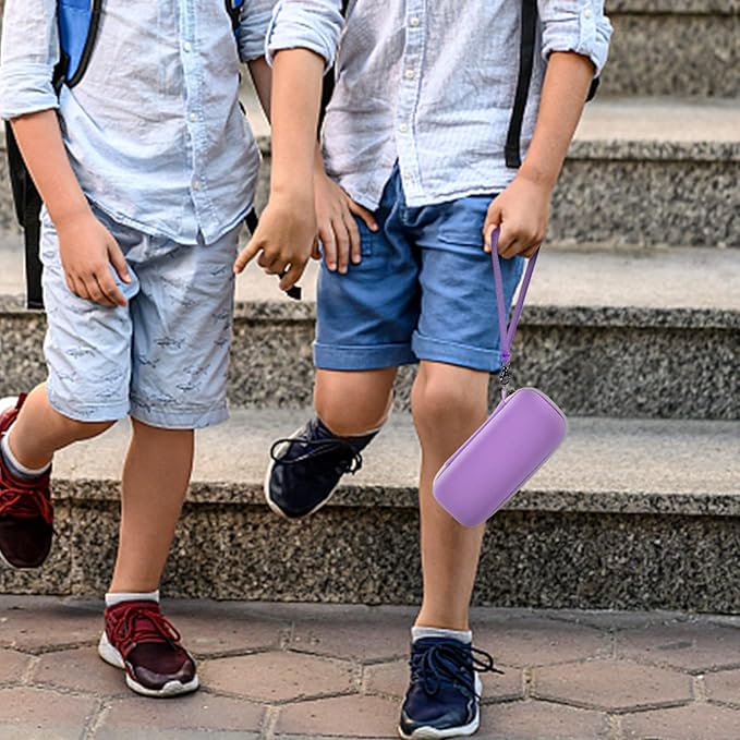 GWCASE Case Compatible with 3Doodler Start+ Essentials for 3D Pen Set for Kids, Storage Organizer Carrying Holder Fit for Printing Pens, Plastic Refill Blister, Micro-USB Charger (Box Only)-Purple