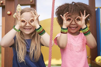 48PCS Happy Black History Month Party Silicone Wristband Bracelets - Black Freendom Day Party Decorations Gifts African Afro American Festival Party Favors Supplies