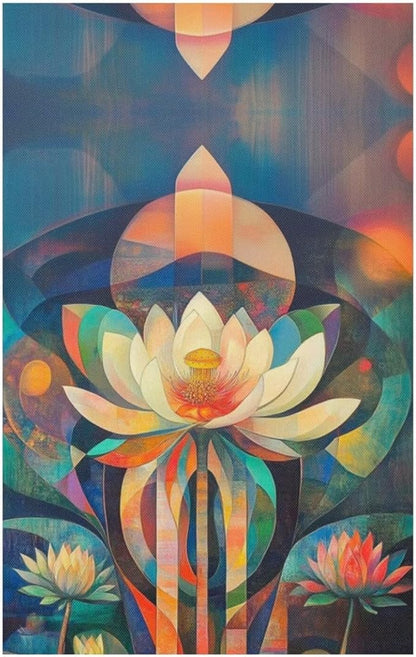 Lily Flower Head Rest Cover for Recliner Washable Sofa Headrest Covers Couch Headrest Covers Furniture Protector for Living Room Home 1 Pcs