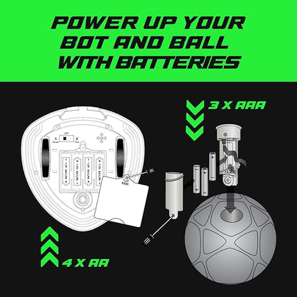 Soccer Bot - Ultimate Indoor Soccer Game with Score Tracker and Speed Modes, Soccer Training Toy