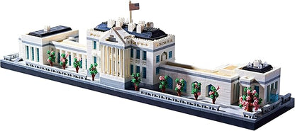 KLMEi Architecture Sets for Adults White House U.S. Capital Collection Building Kit Micro Blocks Famous Landmark, Mini Bricks Toys Presents for Kids 3520 PCS
