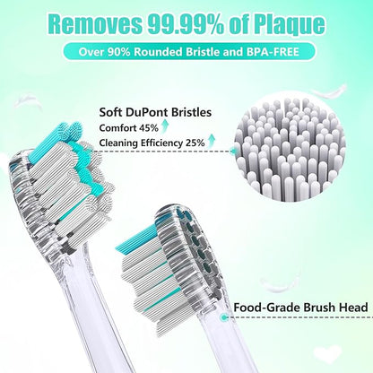 Kids Electric Toothbrush Toddler Toothbrush Age 2-4-8-12 Electric Toothbrush Kids with Timer Rainbow LED Light Up Vibrating Toothbrush Battery Operated Childrens Sonic Tooth Brush (Green Giraffe)