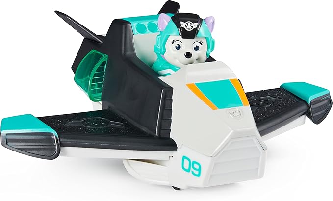 Paw Patrol, Jet to The Rescue Everest Deluxe Transforming Vehicle with Lights and Sounds