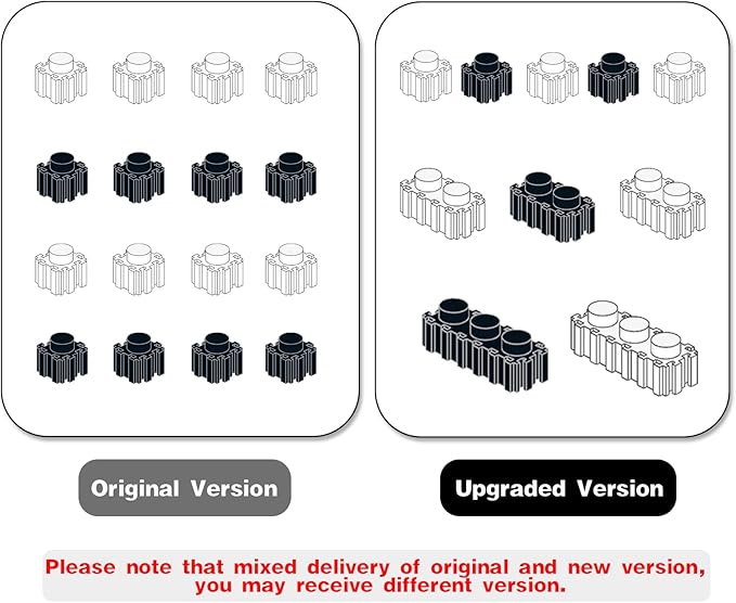 Larcele Panda Micro Building Blocks Animal Mini Building Toy Bricks, 3689 Pieces KLJM-02 (Model 2840)