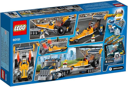 LEGO City Great Vehicles Dragster Transporter 60151