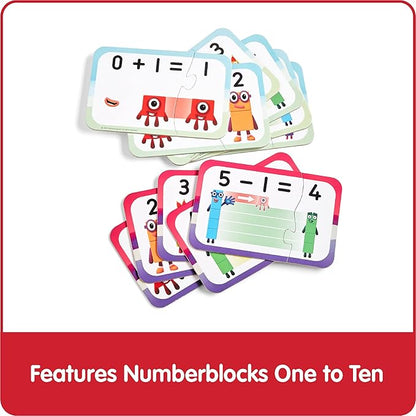 hand2mind Numberblocks Adding and Subtracting Puzzle Set, Addition and Subtraction Games, Number Puzzle, Matching Game, Preschool Math Toys, Toddler Educational Toys, Easter Basket Stuffers for Kids