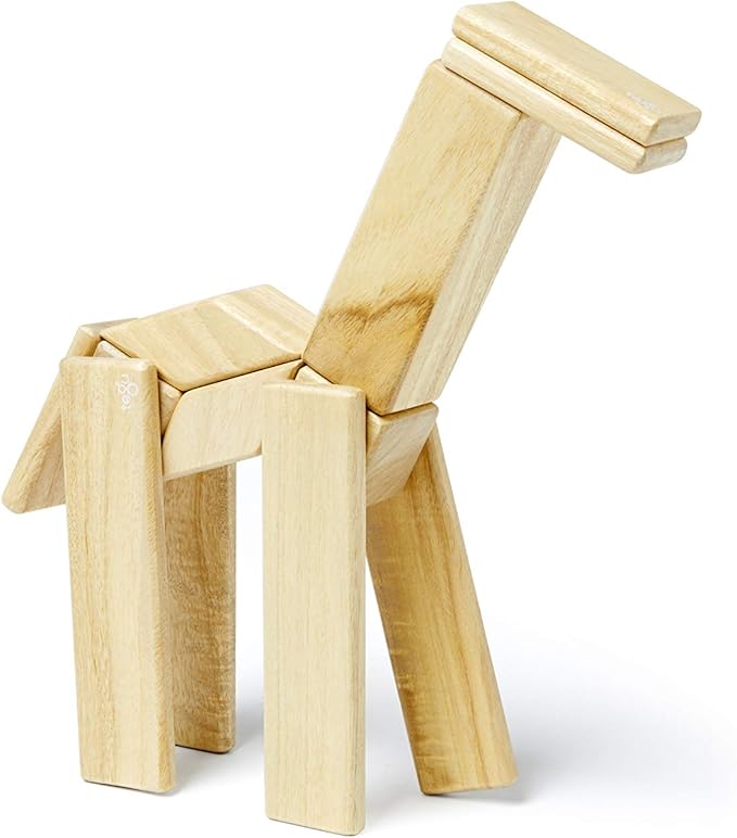 14 Piece Tegu Magnetic Wooden Block Set Natural