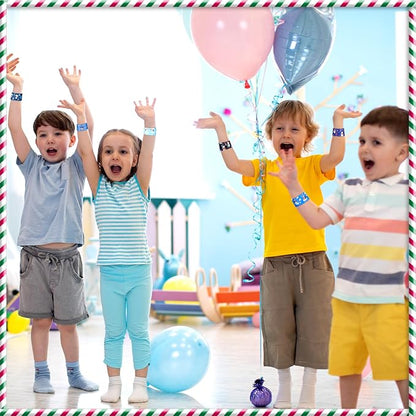 48 Pieces Snowflake Slap Bracelet Winter Theme Snowman Snap Bracelet Kids Party Favors Classroom Prizes Kids Bracelet Slap Bracelets Wristbands for Kids Children Winter Party, 12 Styles (Snowman)