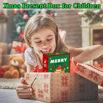 Christmas Reindeer Building Blocks Set Compatible with Lego Advent Calendar 2024 Stacking New Toys Holiday Present Box New Year Xmas Gifts for Kids for Boys & Girls and Adults