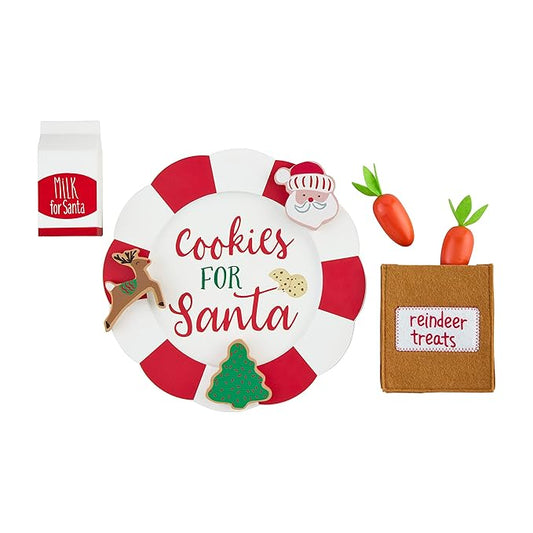 Mud Pie Kid's Cookies for Santa Play Set