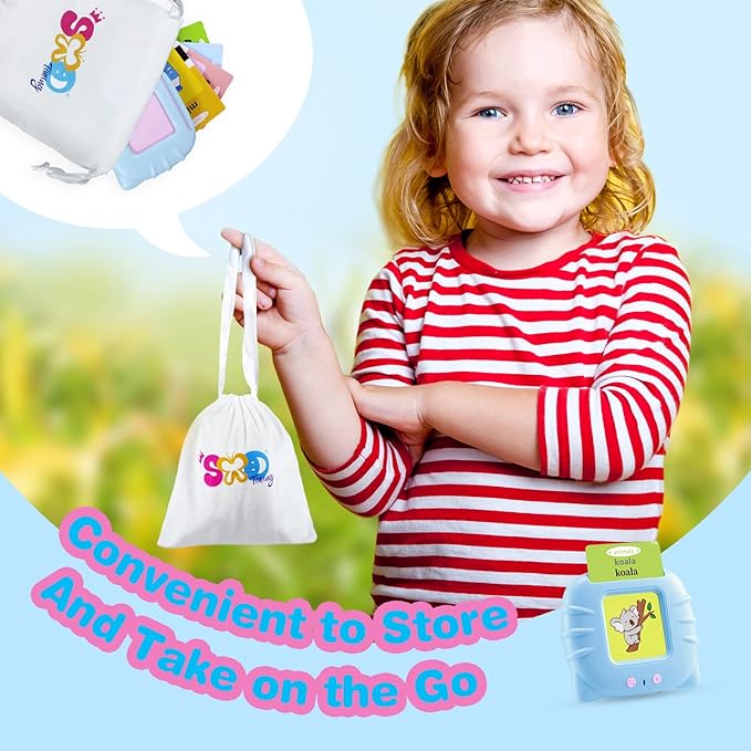 Spanish Flash Cards for Kids,Bilingual Flash Cards for Toddler/Beginning - ABC,Numbers,Colors,Shapes,Español/English Talking for Preschool,Kindergarten,Ages 2+