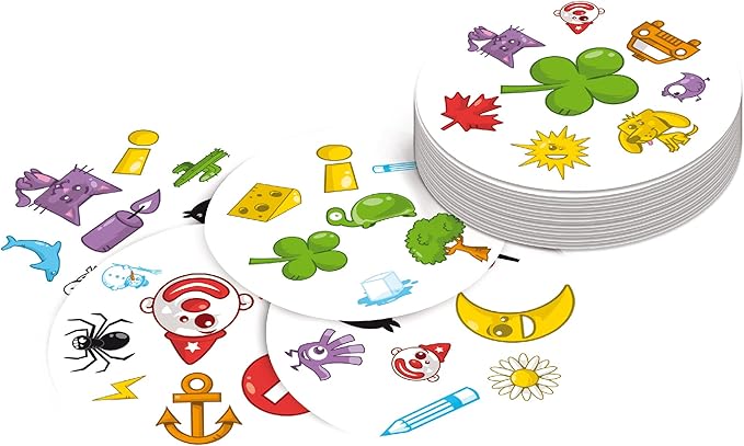 Asmodee Spot It! Classic (Pocket) - Fast-Paced Observation and Matching Game for The Whole Family! Convenient for Travel, Great Gift for Kids, Ages 6+, 2-8 Players, 15 Minute Playtime