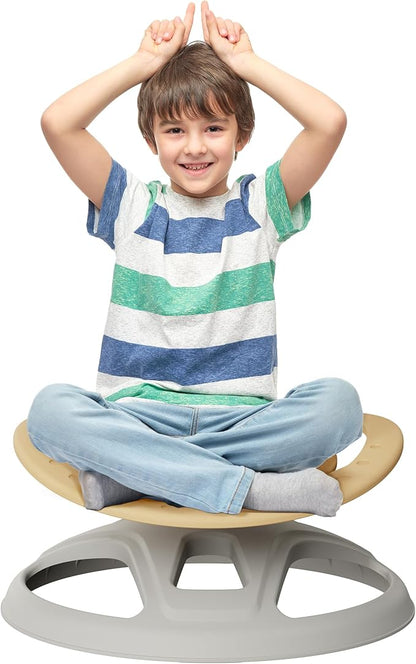 Brelley Sensory Spinning Chair for Kids, Autistic Kids Swivel Chair, Sensory Activity Toy for Toddlers, Physical Coordination Training Indoor & Outdoor Autism Sensory Products