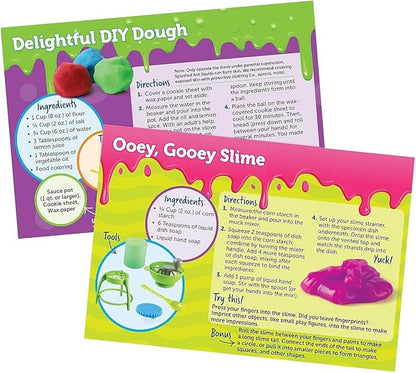 Learning Resources Yuckology Slime Science Set,Early Science Skills, DIY Slime, STEM Skills, Measurement, Color Mixing, Ages 4+