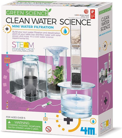 4M Clean Water Science - Climate Change, Global Warming, Lab - STEM Toys Educational Gift for Kids & Teens, Girls & Boys