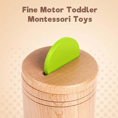 Richtim Wooden Montessori Toy for Toddlers 2-6 Years (One-Slot Color Sorting Toy)