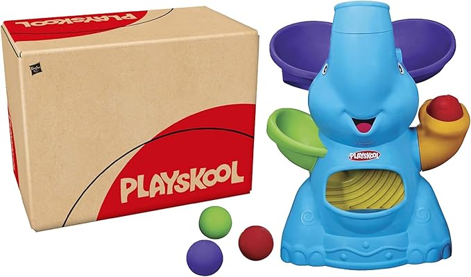 Playskool Elefun Busy Ball Popper Active Toy for Toddlers and Babies 9 Months and Up with 4 Colorful Balls (Amazon Exclusive)