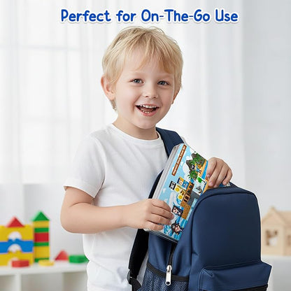 Bmag Magnetic Building Blocks for Kids,35 PCS Pirate-Themed Set, STEM Educational Magnet Toys for Kids Ages 3+, Travel Friendly Toys with Storage Box, Gifts for Boys and Girls